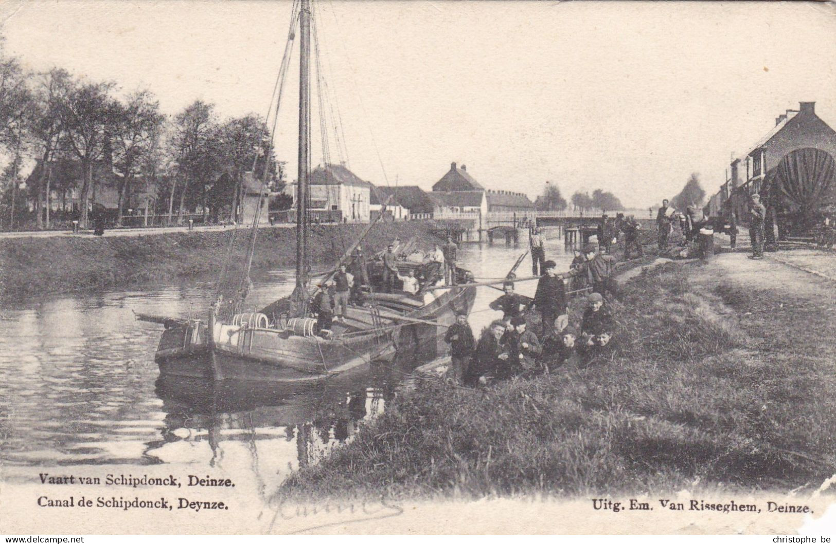 Deinze, Vaart Van Schipdonck, Binnenscip, Péniche (pk85979) - Deinze