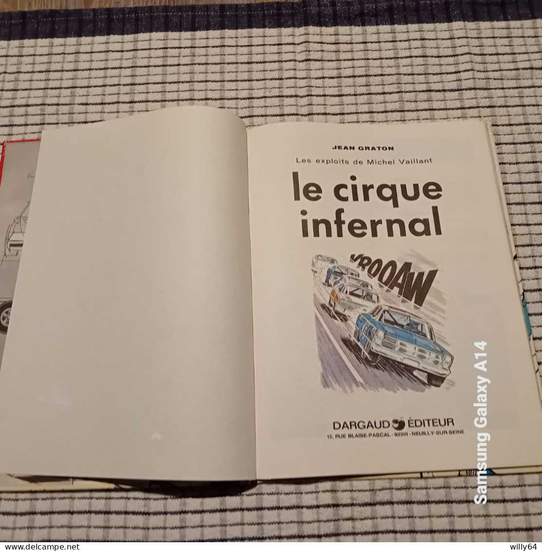 Michel VAILLANT      " Le Cirque Infernal "   1977  DARGAUD  TBE - Tuniques Bleues, Les