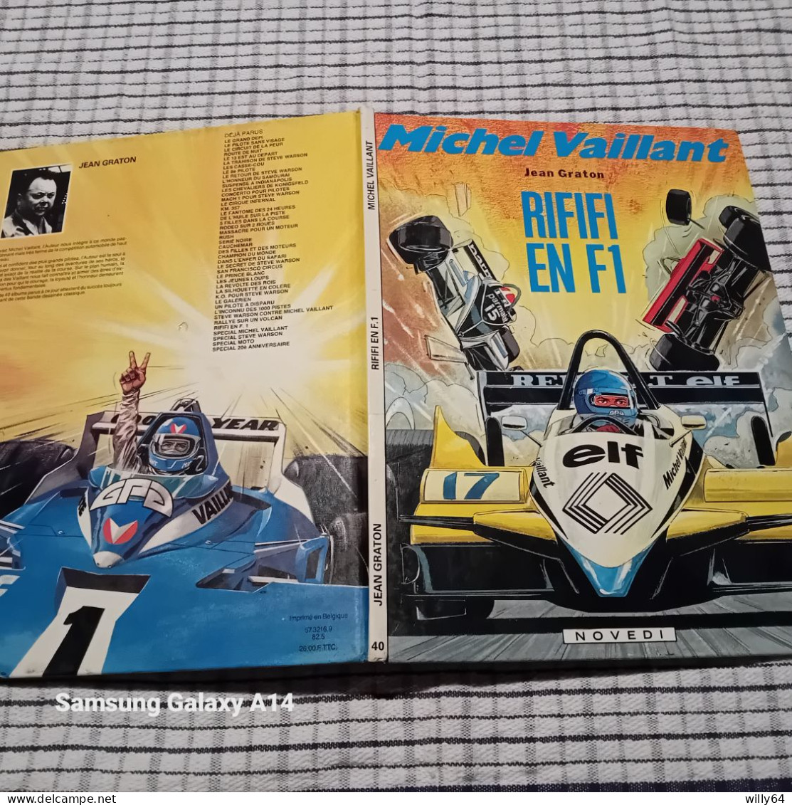 Michel VAILLANT      " Rififi En F1 "   EO 1982  DARGAUD  TBE - Tuniques Bleues, Les