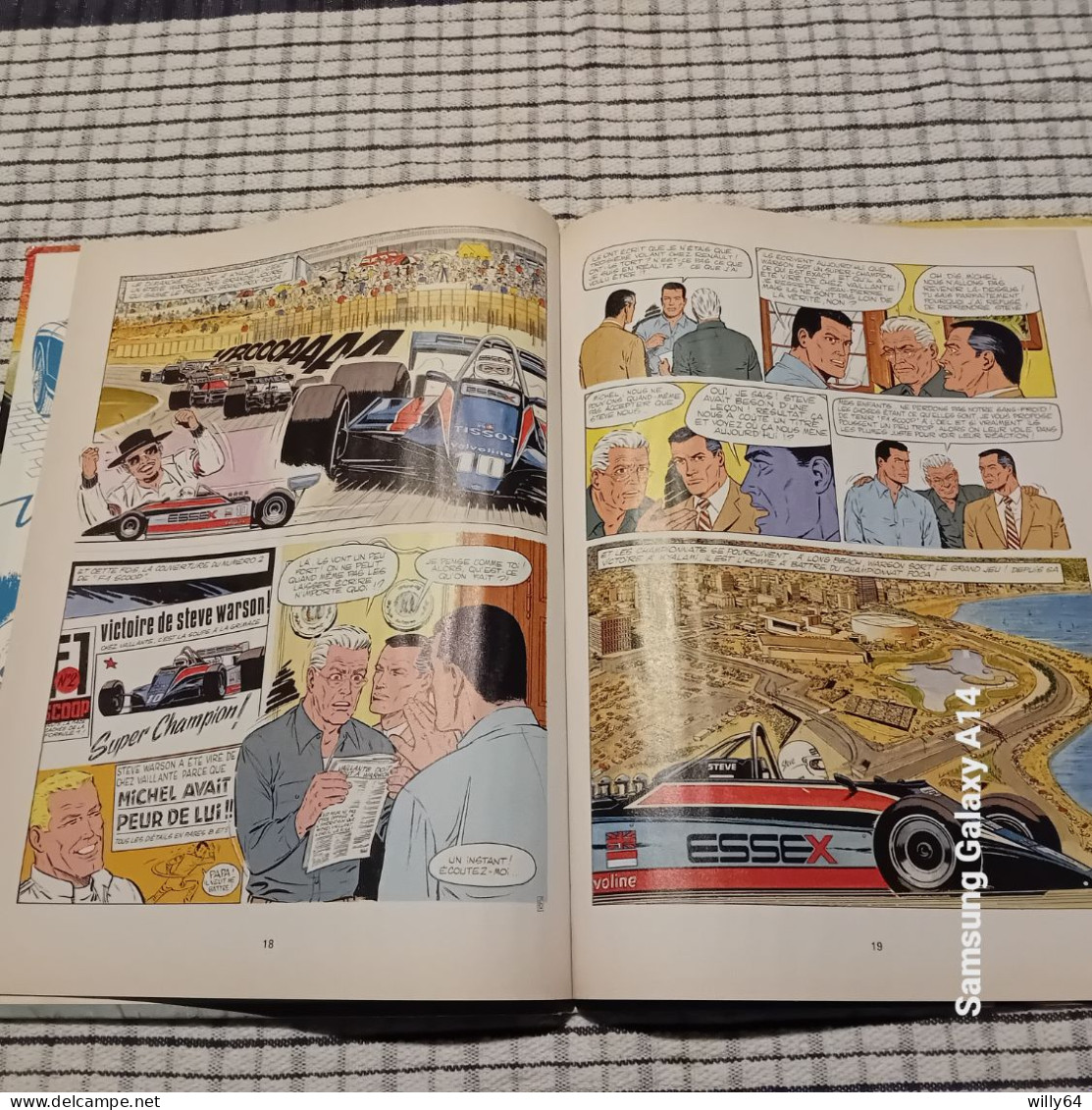 Michel VAILLANT      " Rififi En F1 "   EO 1982  DARGAUD  TBE - Tuniques Bleues, Les