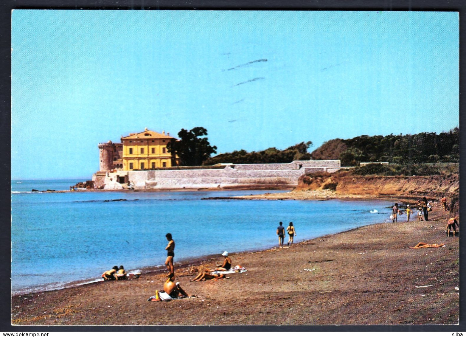 Italy Roma Rome 1974 / Marina Di S. Nicola / Panorama, Beach - Viste Panoramiche, Panorama