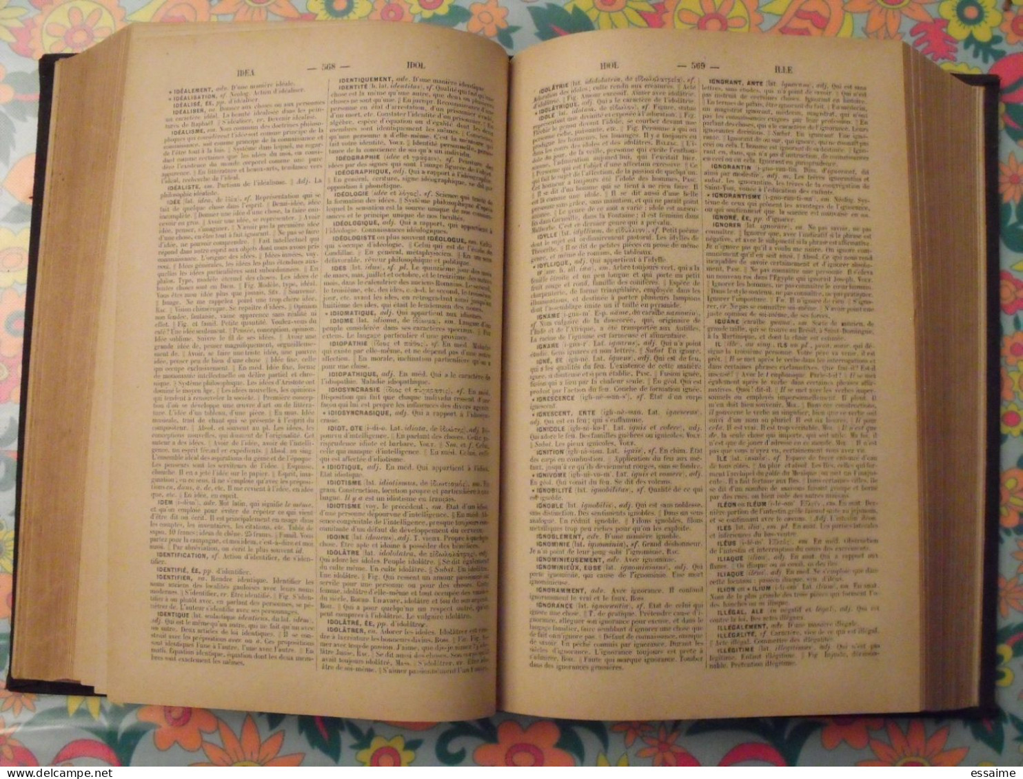 Dictionnaire De La Langue Française. émile Littré Et A. Beaujean. Hachette Sd (1875) - Dictionnaires