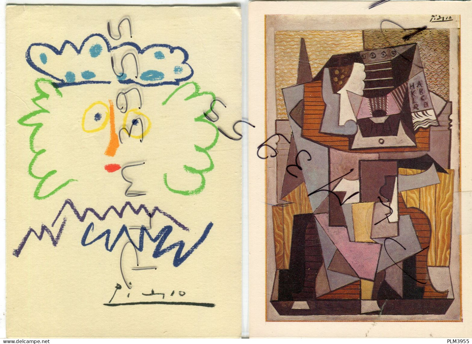 Illustrateur - PICASSO  2 Cartes - Picasso