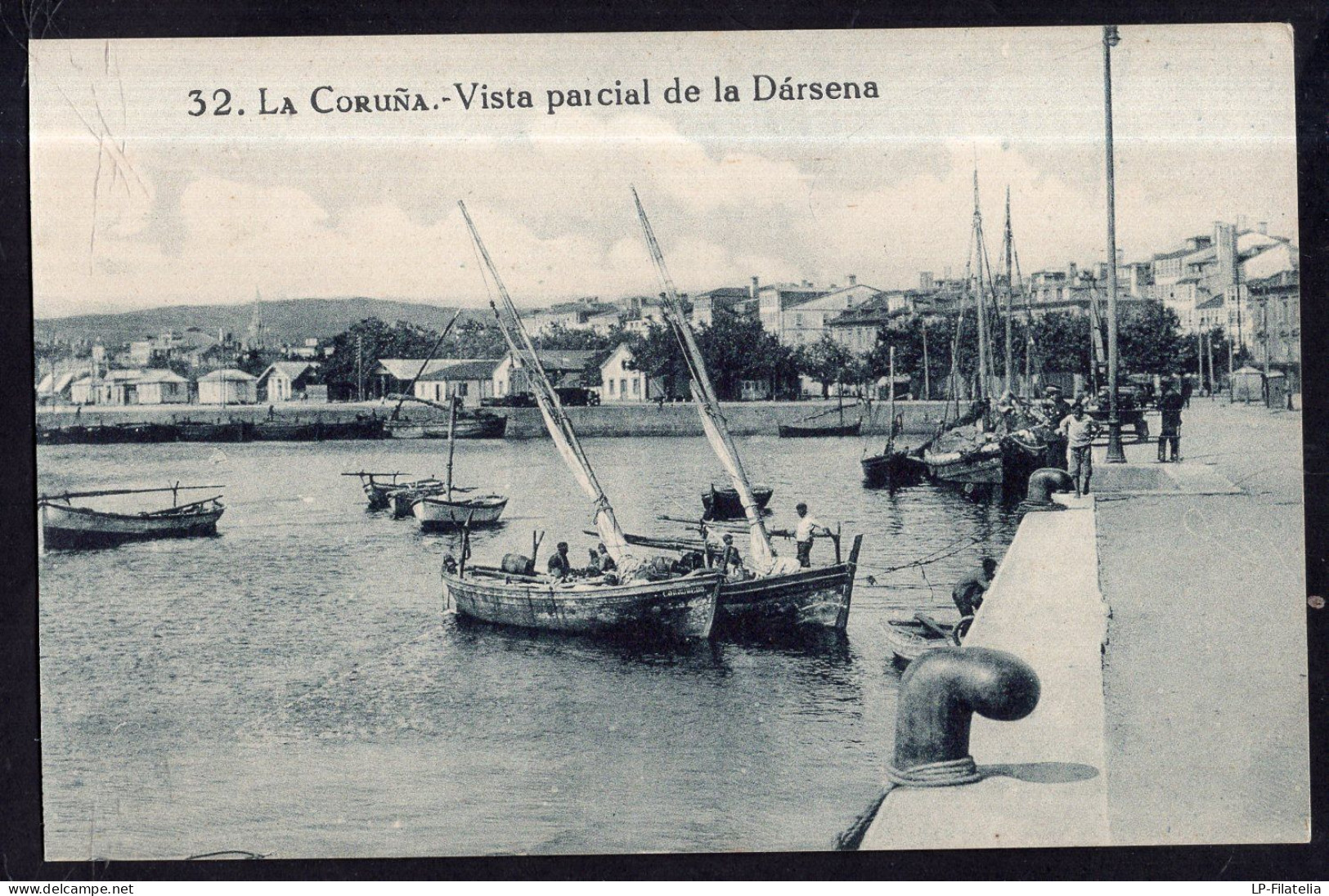 España - La Coruña - Vista Parcial De La Dársena - La Coruña