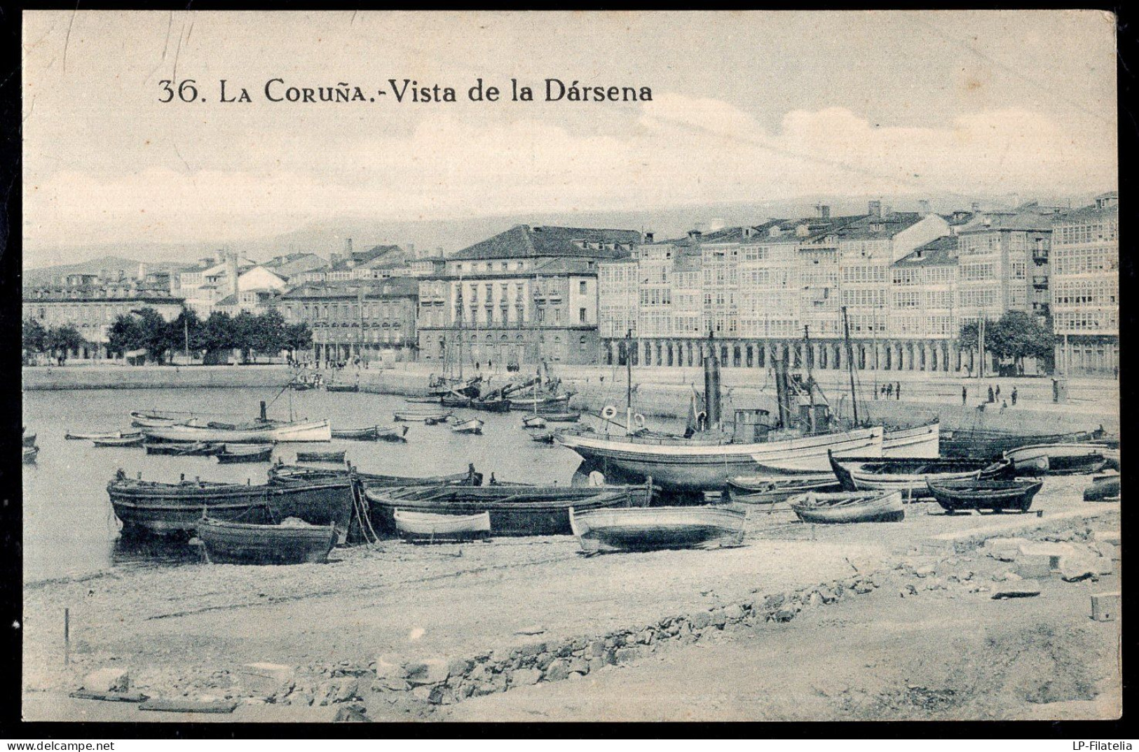 España - La Coruña - Vista De La Dársena - La Coruña