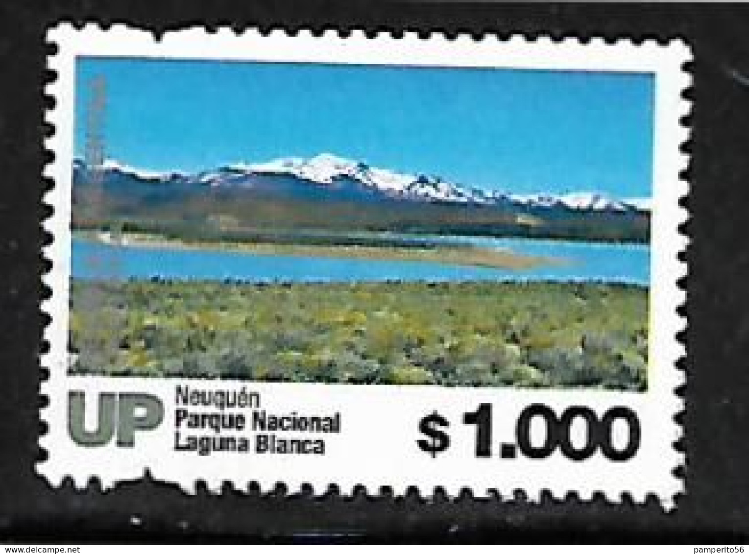 ARGENTINA - AÑO 2023 - Serie Parques Nacionales - Laguna Blanca Sello UP - MNH - Ungebraucht