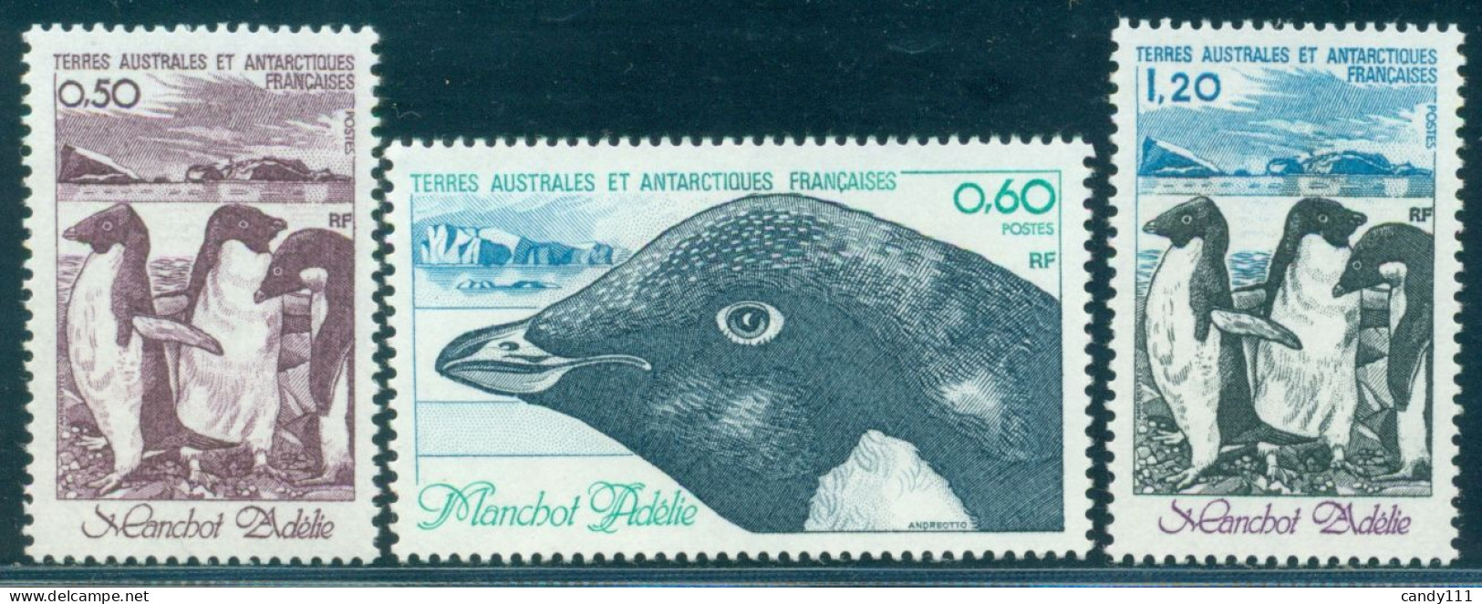 1980 Animals Of The Antarctic,Adelie Penguin Pygoscelis Adeliae,TAAF,Mi.149,MNH - Pingouins & Manchots