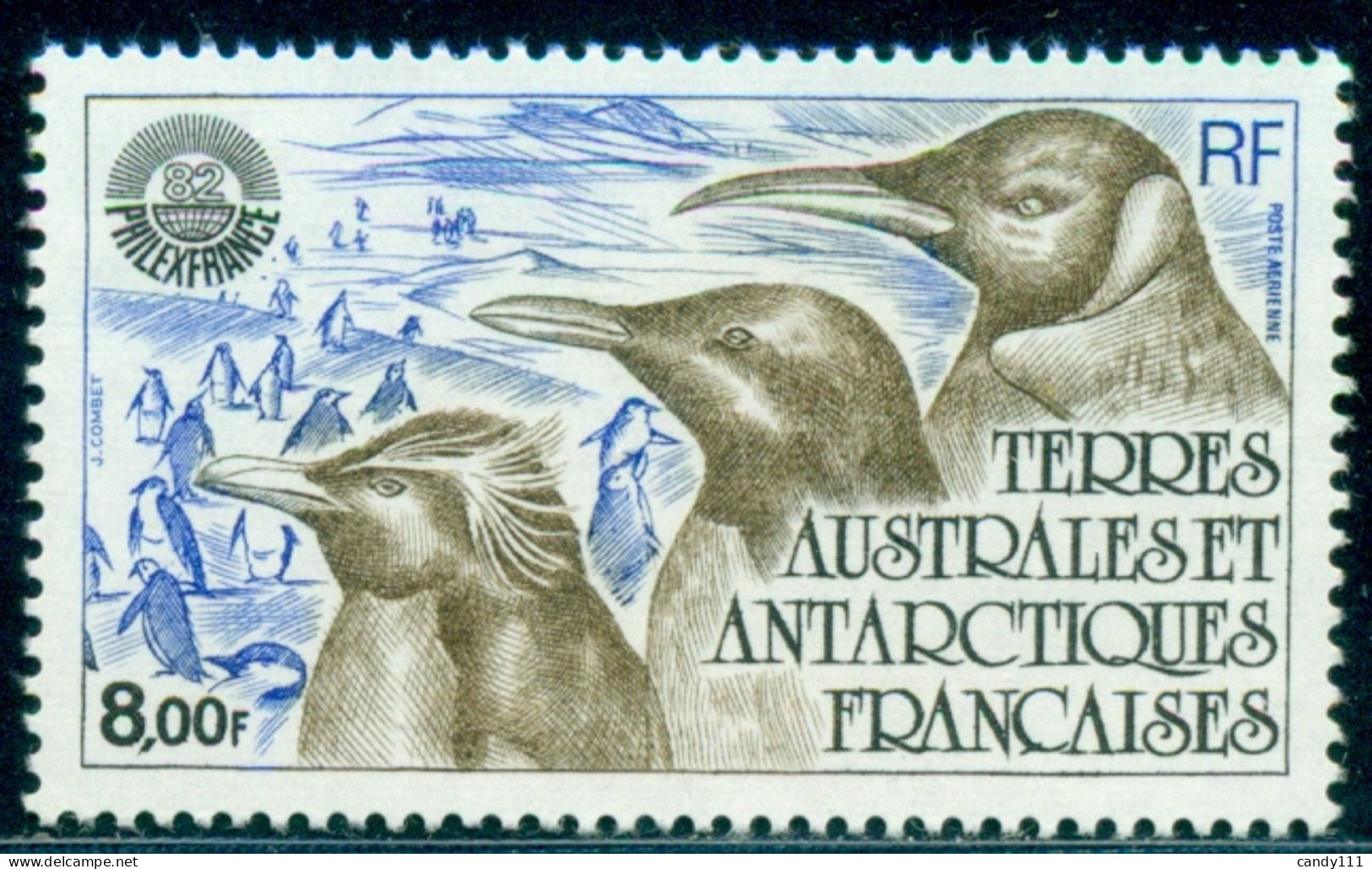 1982 International Stamp Exhibition PHILEXFRANCE '82,Penguins,TAAF,M.167,MNH - Pinguini