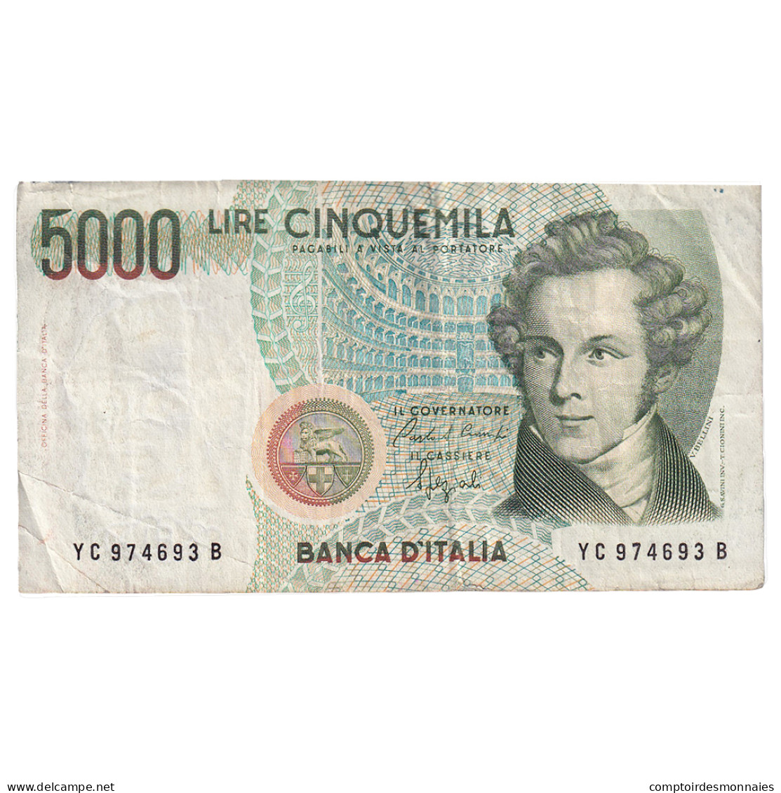 Billet, Italie, 5000 Lire, 1985, 1985-01-04, KM:111a, TB - 5000 Liras