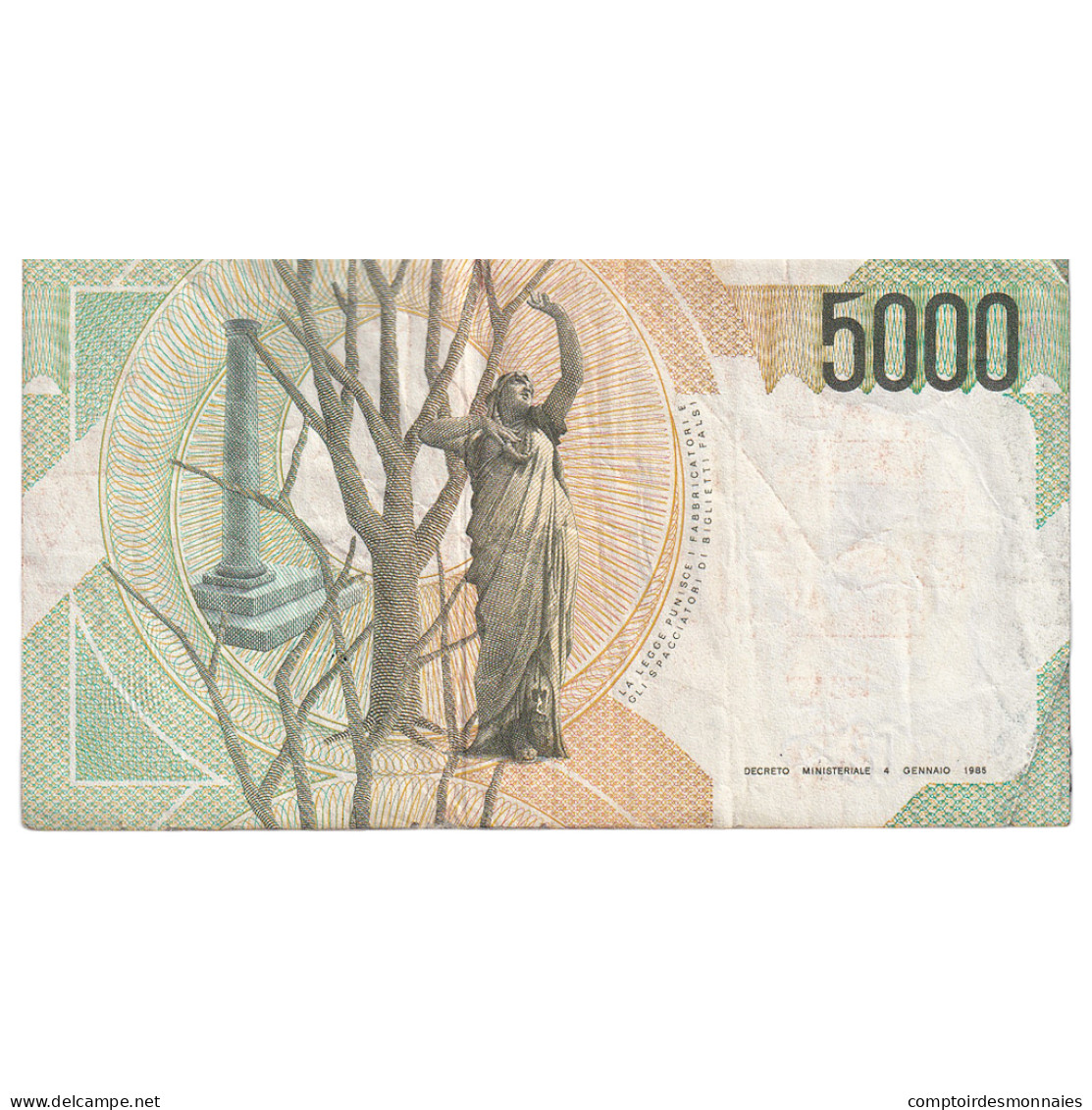 Billet, Italie, 5000 Lire, 1985, 1985-01-04, KM:111a, TB - 5.000 Lire