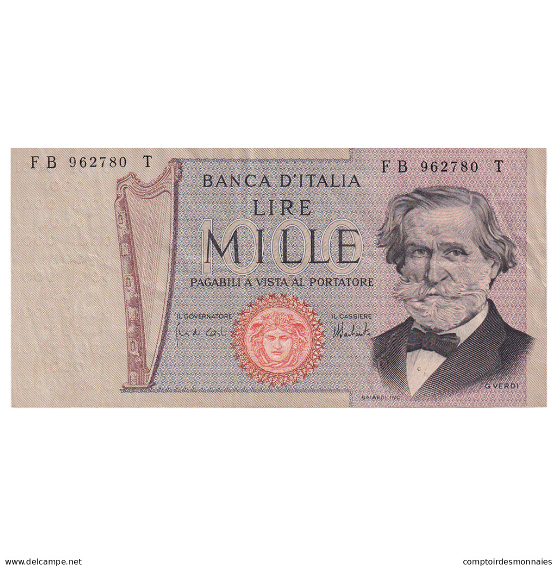 Billet, Italie, 1000 Lire, 1973, 1973-02-15, KM:101c, TTB - 1000 Lire