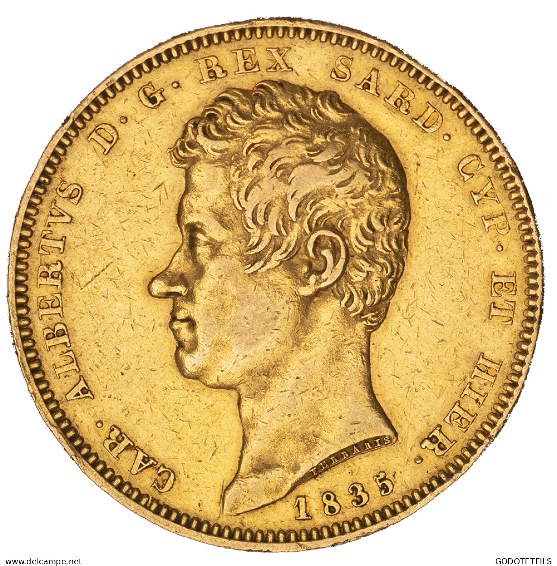 Royaume De Sardaigne-100 Lire Charles-Albert 1835 Turin - Piemonte-Sardinië- Italiaanse Savoie