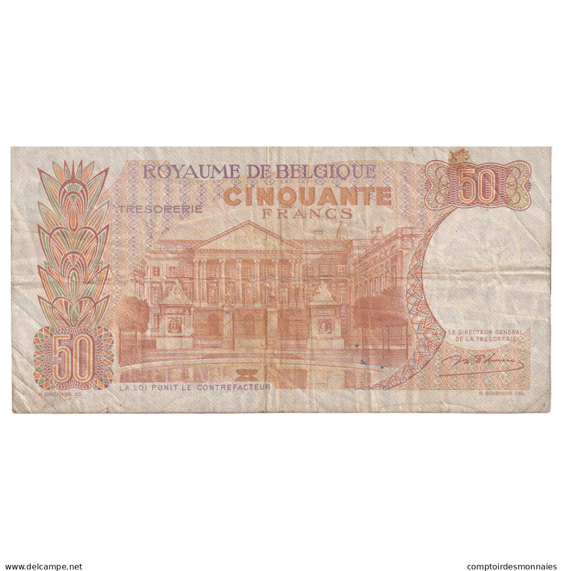 Billet, Belgique, 50 Francs, 1966, 1966-05-16, KM:139, TB - 50 Francos