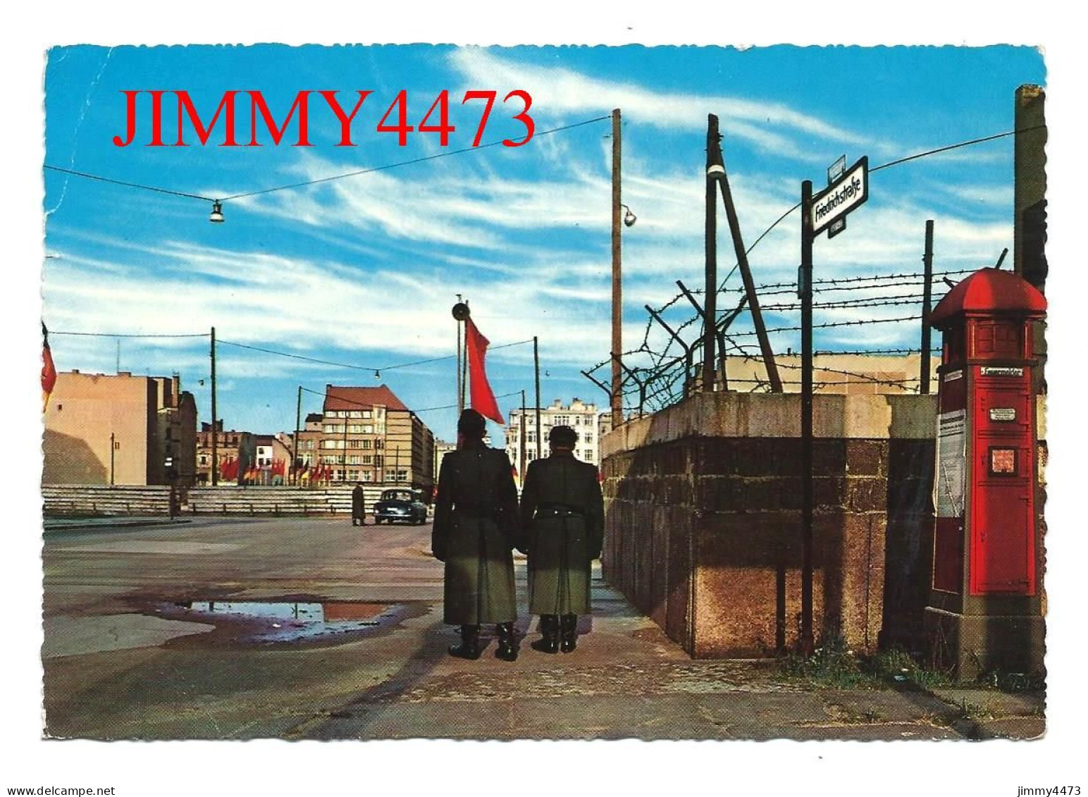 CPM - BERLIN - Checkpoint Charlie En 1962 - Made In Western Germany - Muro Di Berlino