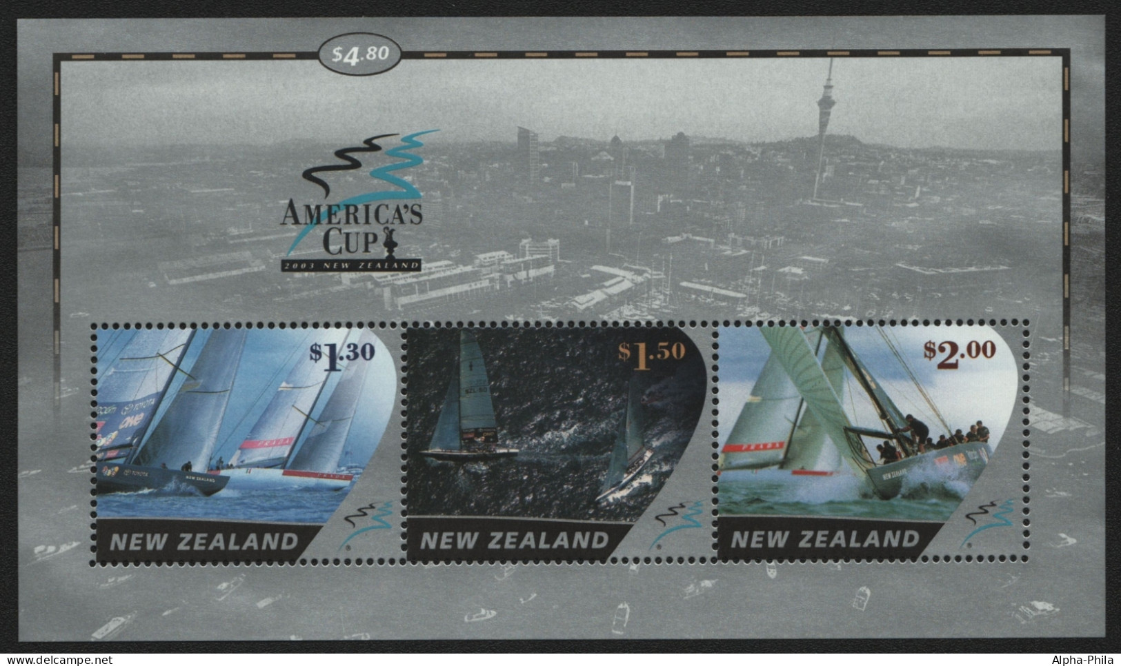 Neuseeland 2002 - Mi-Nr. Block 141 ** - MNH - Schiffe / Ships - Unused Stamps