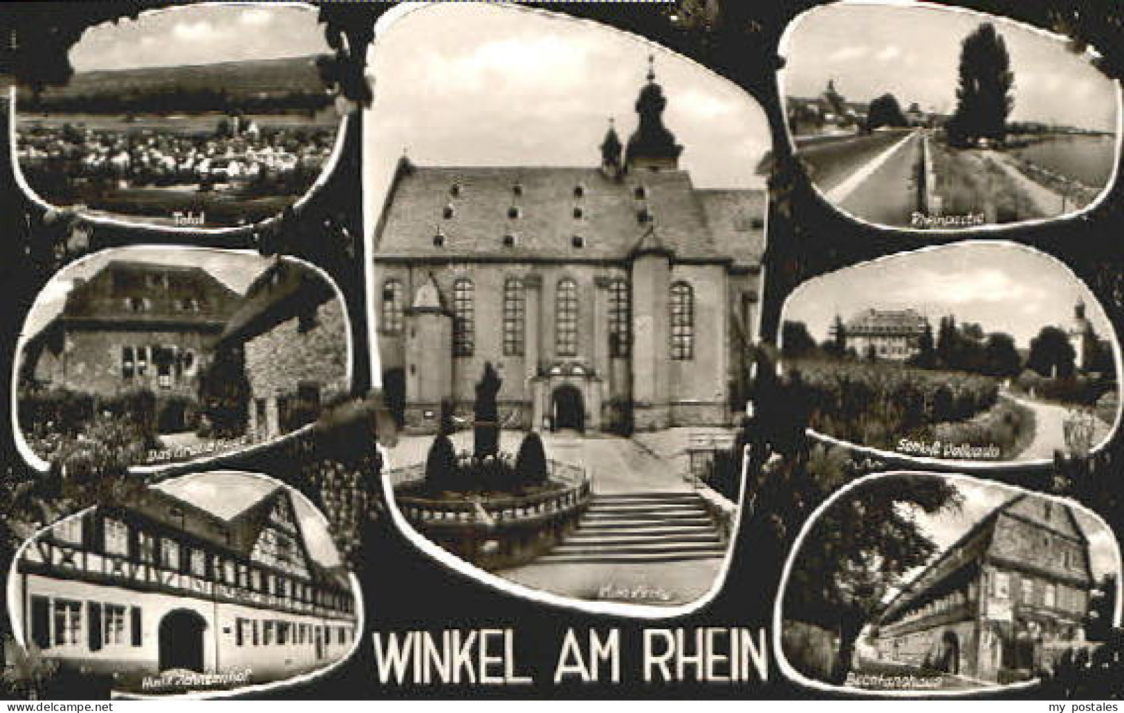 70088806 Winkel Oestrich-Winkel Winkel Am Rhein Schloss Rhein Graue Haus Oestric - Oestrich-Winkel
