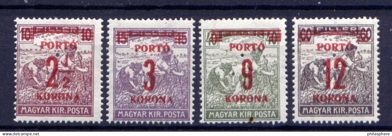 Ungarn Porto Nr.70/3        *  Unused        (2468) - Officials