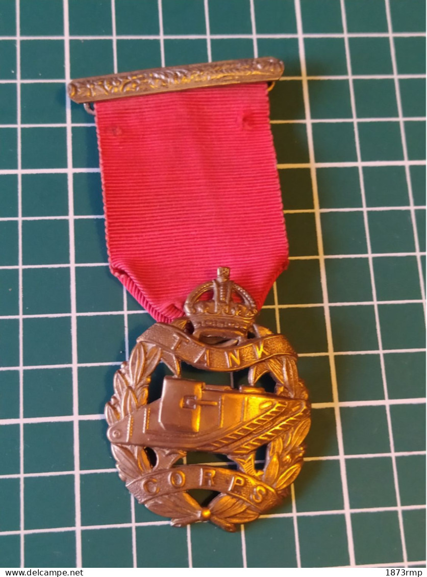 MEDAILLE /INSIGNE TANK CORPS, ANGLETERRE 14/18 WW1 - Gran Bretagna