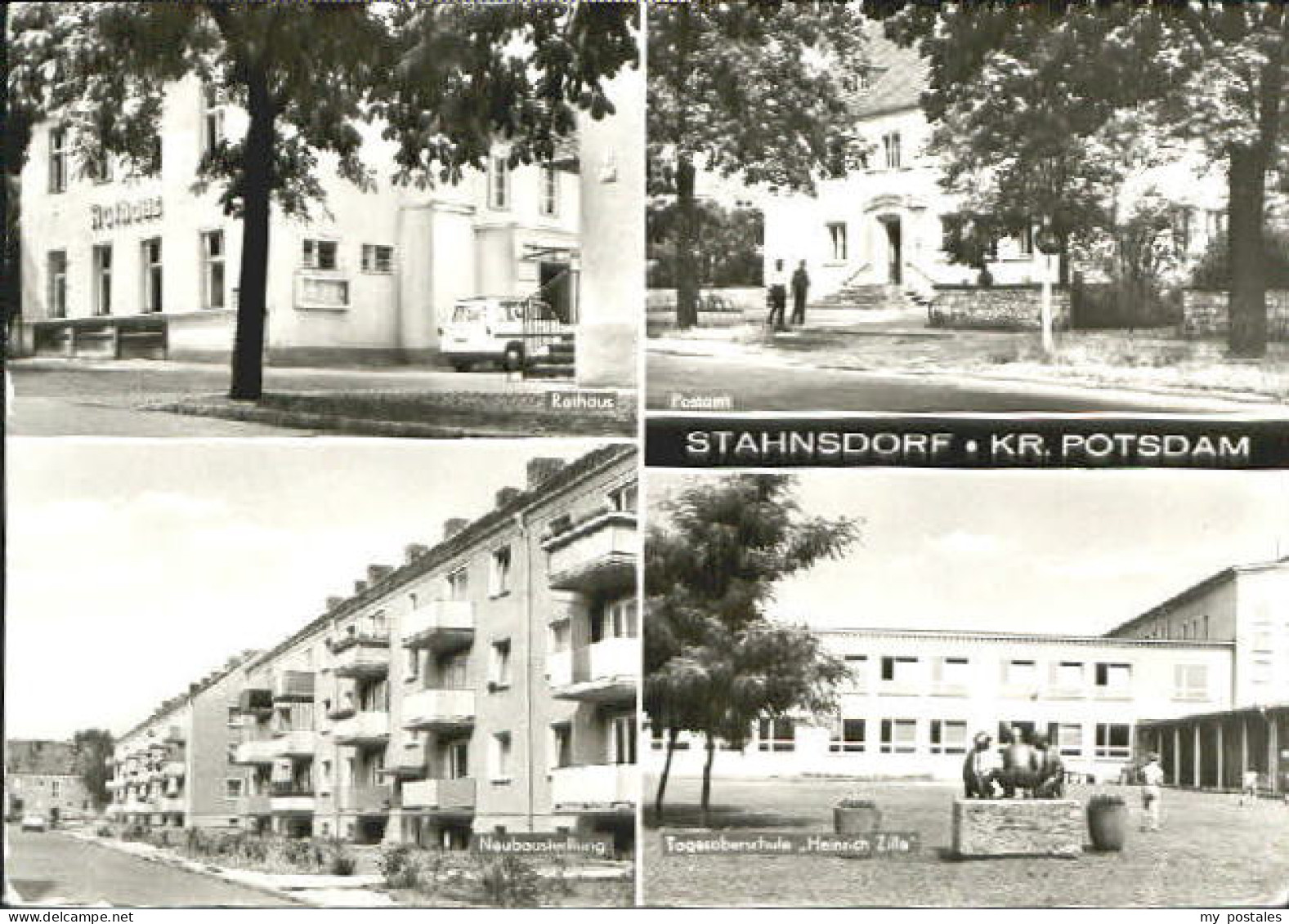 70088375 Stahnsdorf Stahnsdorf Rathaus Schule Siedlung X 1994 Stahnsdorf - Stahnsdorf