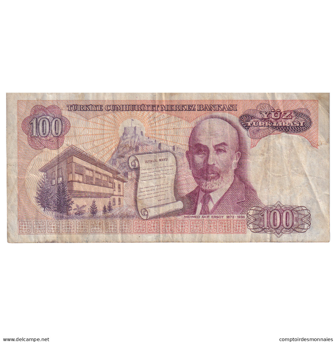 Billet, Turquie, 100 Lira, KM:194a, TB - Turquie