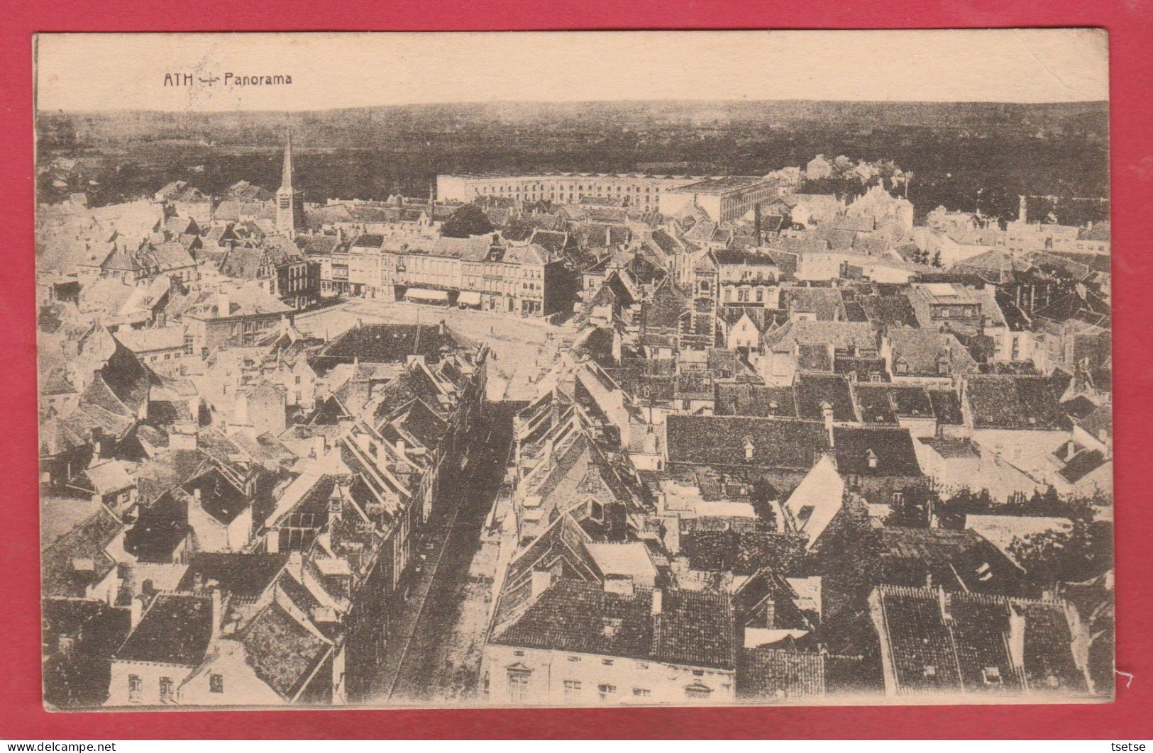 Ath - Panorama ... De La Ville - 1928 ( Voir Verso ) - Ath