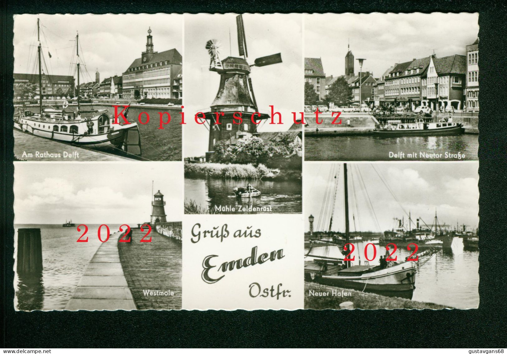 AK Emden, Ostfriesland, Mehrbild, Ungelaufen - Emden