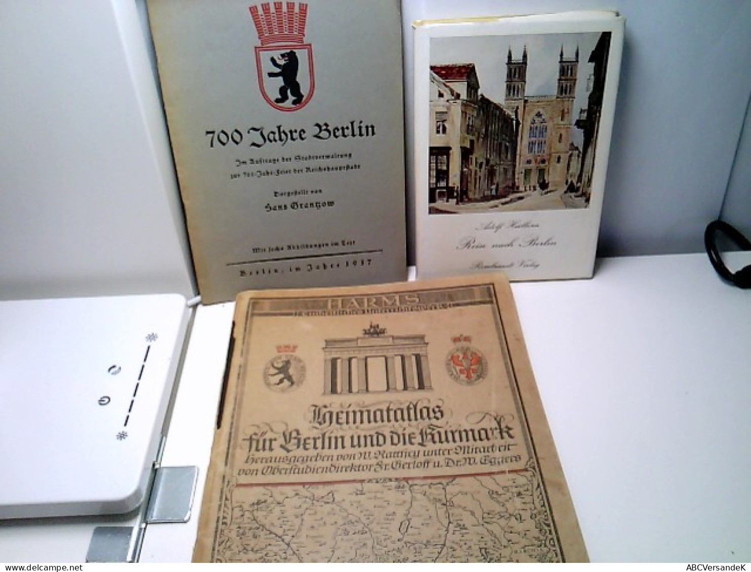 Konvolut: 3 Div. Bände über Berlin - 700 Jahre Berlin - Reise Nach Berlin - Heimatatlas Für Berlin Und Die Kur - Germany (general)