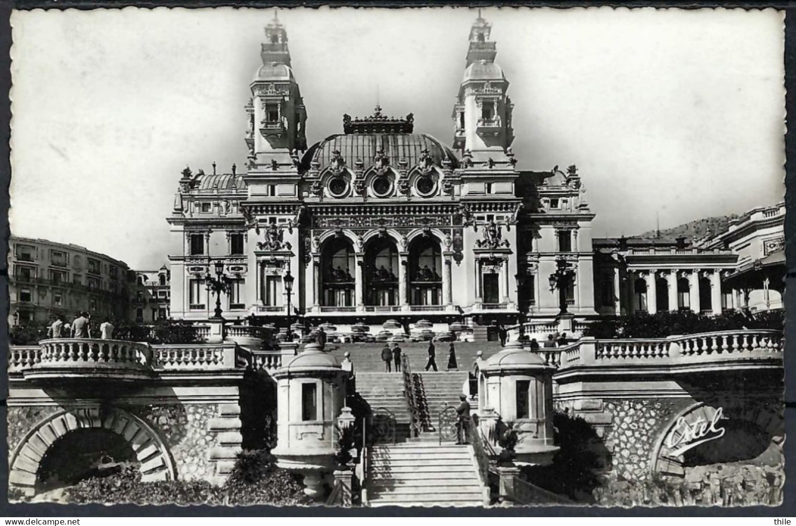 MONTE-CARLO - Le Casino - Façade Et Terrasses Sur La Mer. - Terrassen