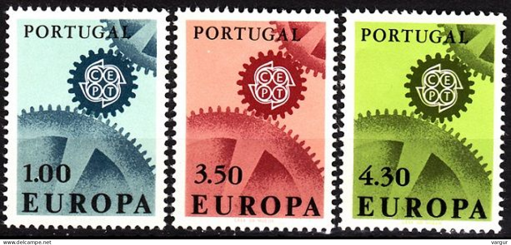 PORTUGAL 1967 EUROPA. Complete Set, MNH - 1967