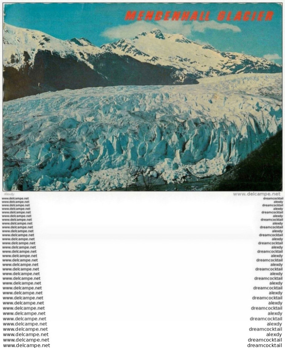 Photo Cpsm Cpm ALASKA. Mendenhall Glacier 1977 - Autres & Non Classés