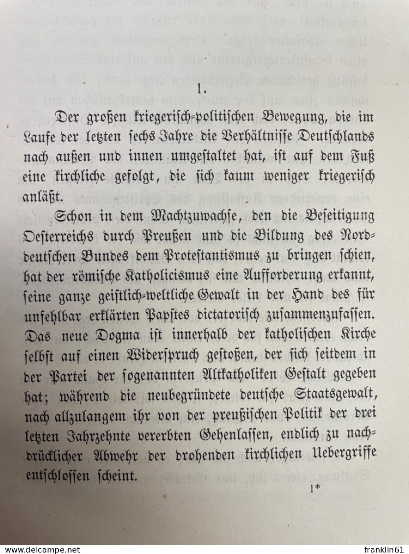 Der Alte Und Der Neue Glaube: Ein Bekenntnis. - Sonstige & Ohne Zuordnung