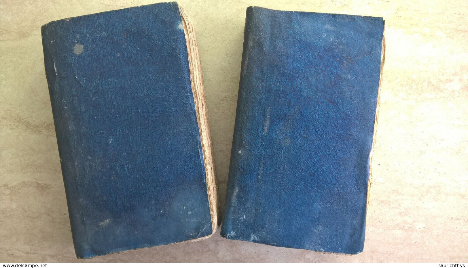 2 Tomi Ludovico Habert Theologia Dogmatica Et Moralis Ad Usum Seminariorum Venetiis 1801 - Livres Anciens