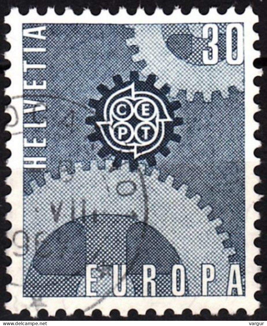 SWITZERLAND 1967 EUROPA. Single, Used - 1967