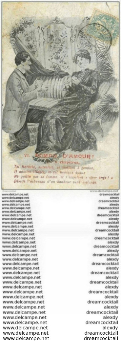 WW ROMAN D'AMOUR. Par Bruening. Six Cpa 1906 Toutes Destinées à Fournols - Brüning, Max