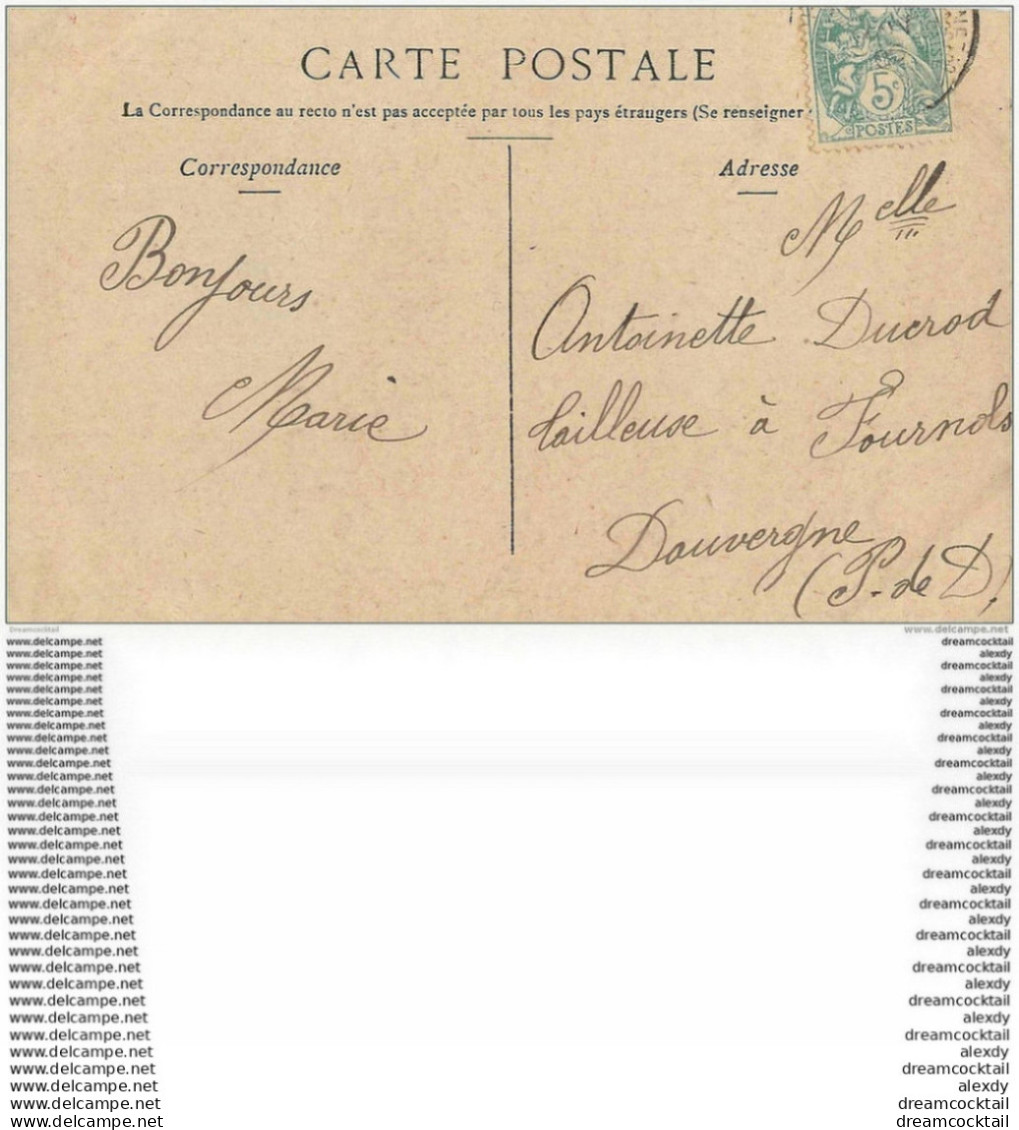 WW ROMAN D'AMOUR. Par Bruening. Six Cpa 1906 toutes destinées à Fournols