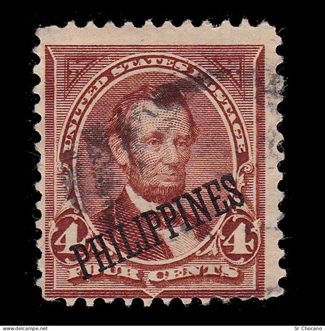 PHILIPPINES STAMP.1901.4c.SCOTT 220.USED. - Filippijnen