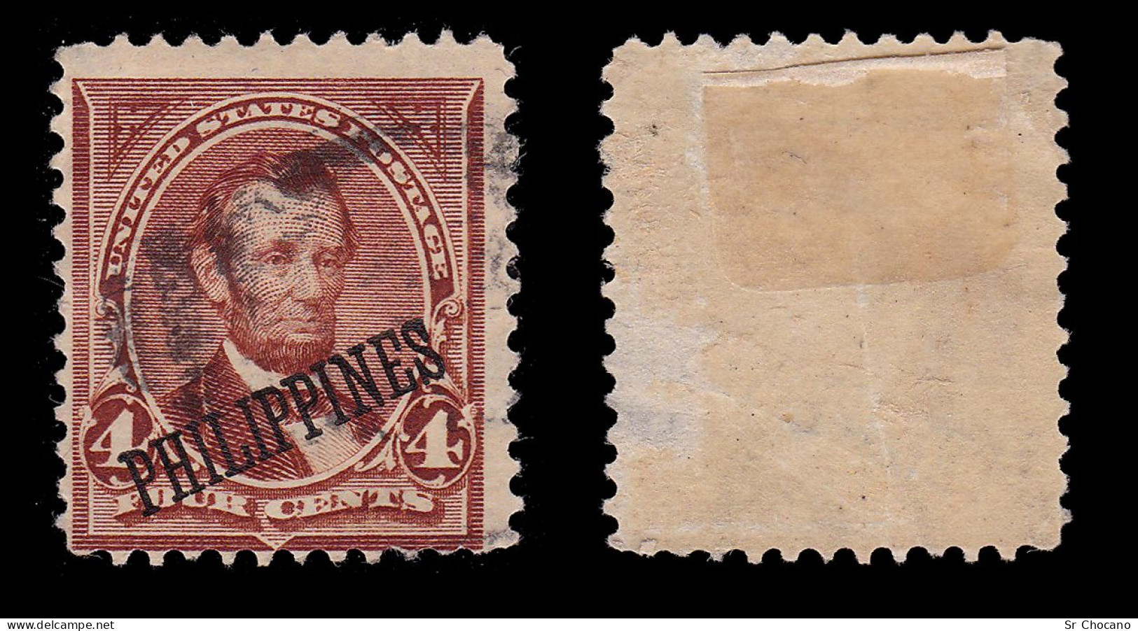 PHILIPPINES STAMP.1901.4c.SCOTT 220.USED. - Philippines