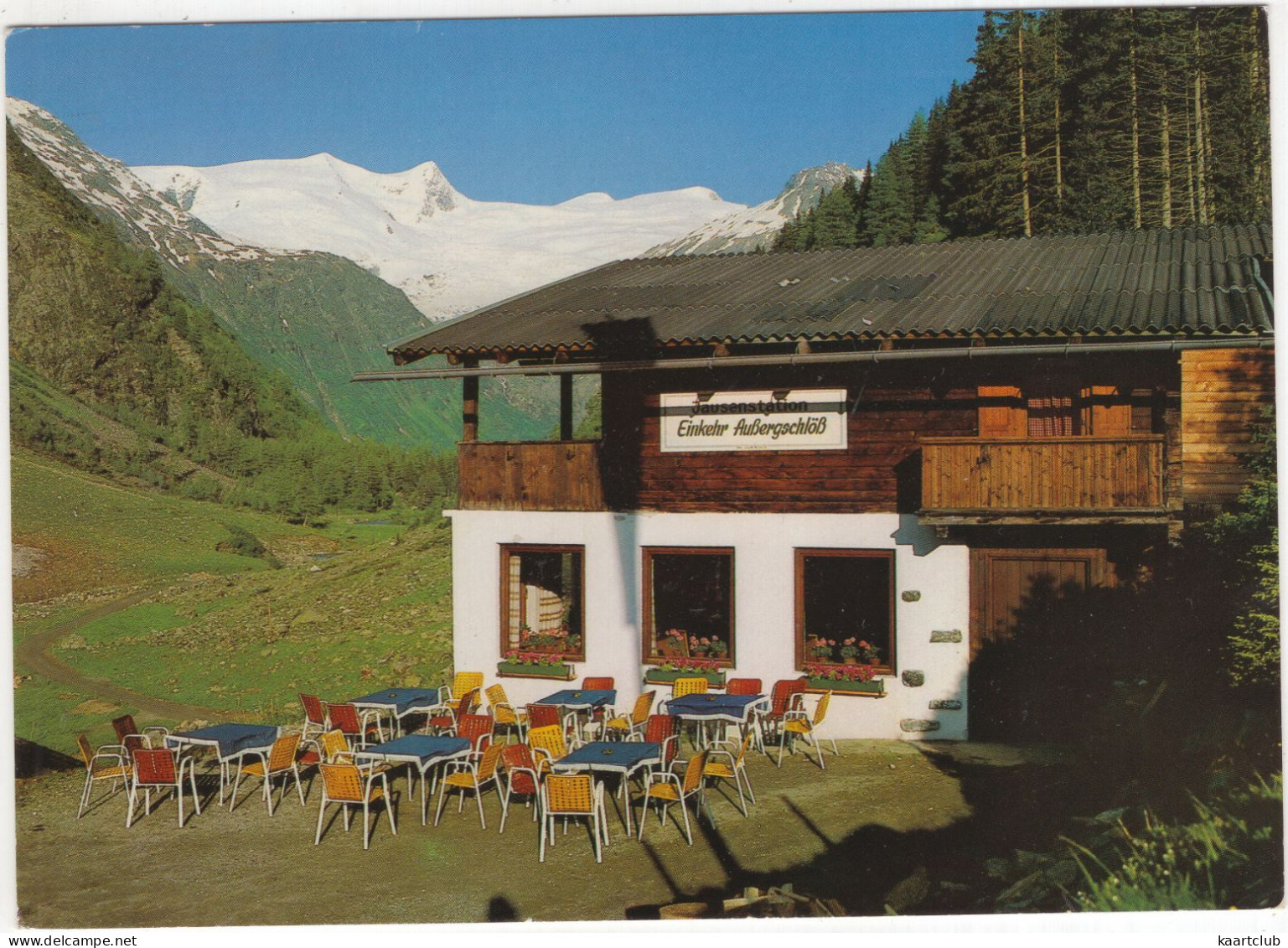Jausenstation 'Einkehr', Außergeschlöß, 1700 M - Großvenedigergruppe, 3674 - Osttirol - (Österreich/Austria) - Matrei In Osttirol