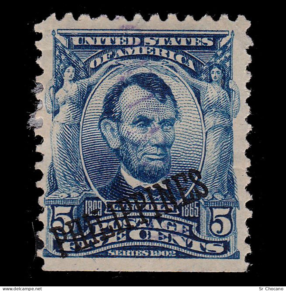 PHILIPPINES.1903-4.5c.LINCOLN.SCOTT 230.USED. - Philippinen