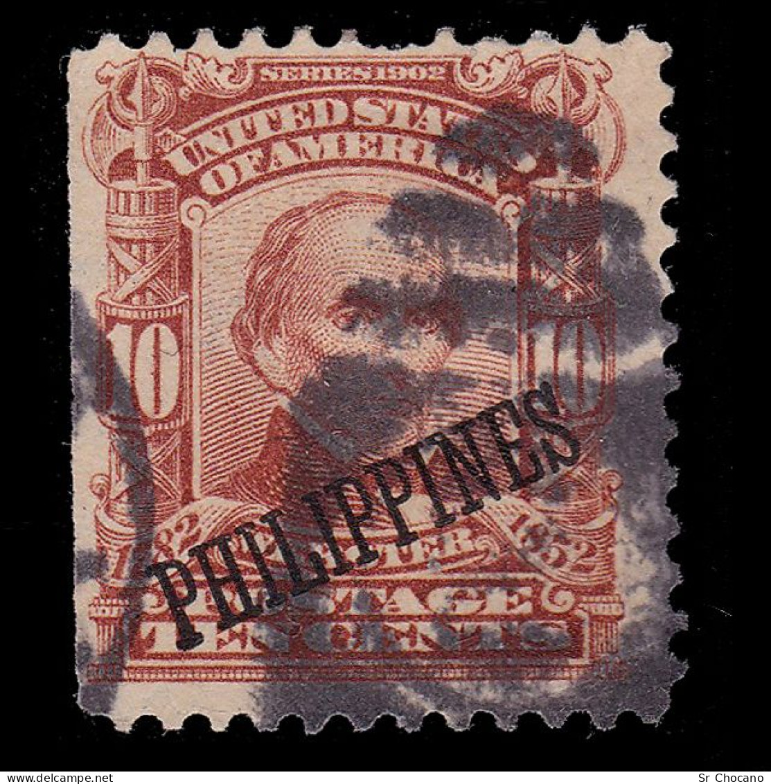 PHILIPPINES STAMP.1904.10c.SCOTT 233.USED. - Philippinen