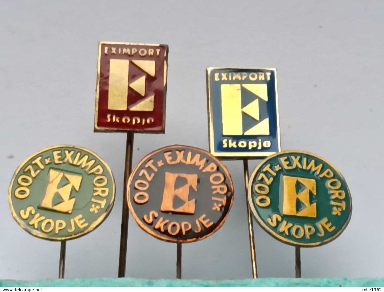 BADGE Z-98-5 - 5 PINS - Eximport Skopje MACEDONIA, TRUCK TRANSPORT - Lots