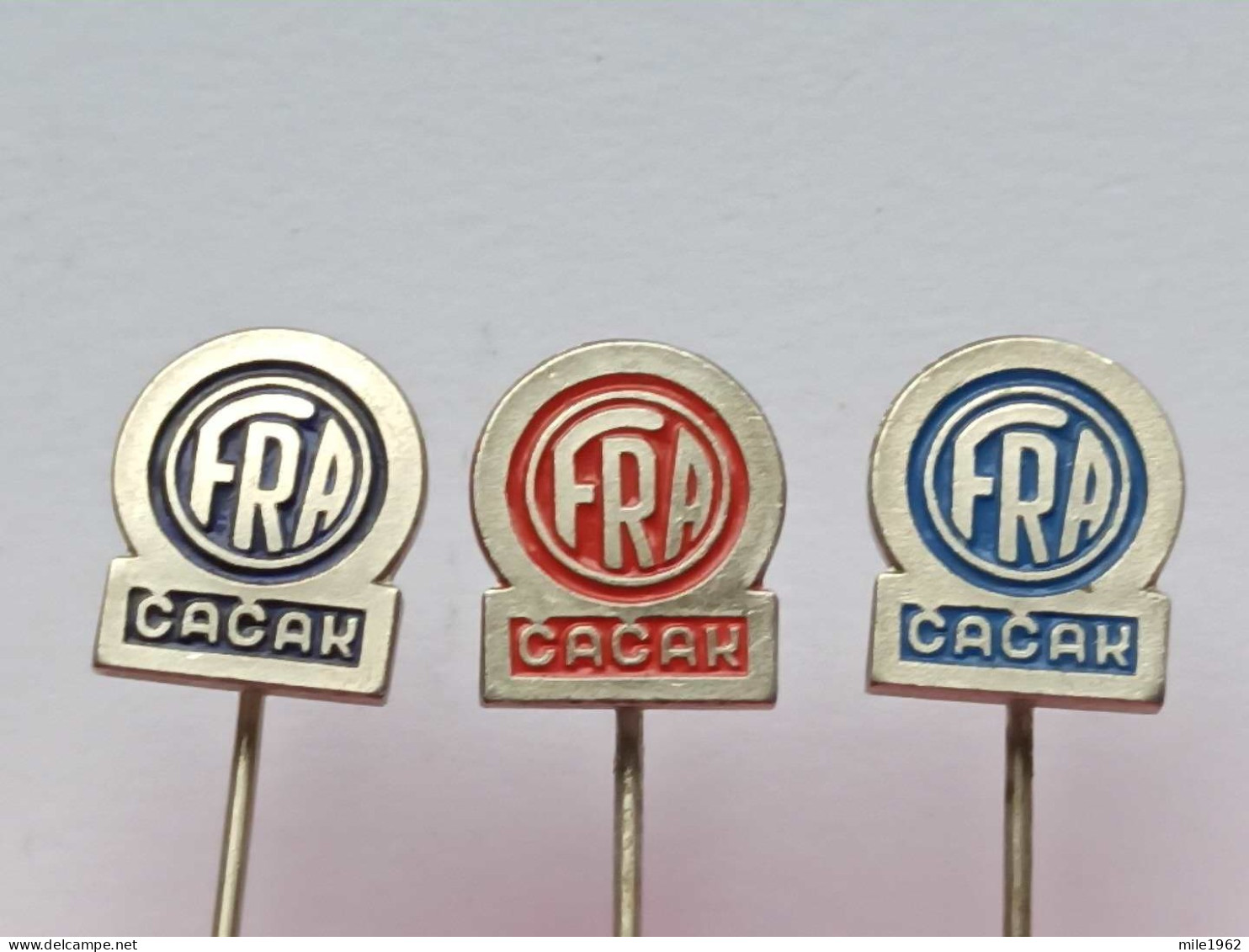 BADGE Z-98-12 - 3 PINS - FRA Cutting Tools Cacak, Serbia Manufacture HAND AND MACHINE TOOLS - Sets