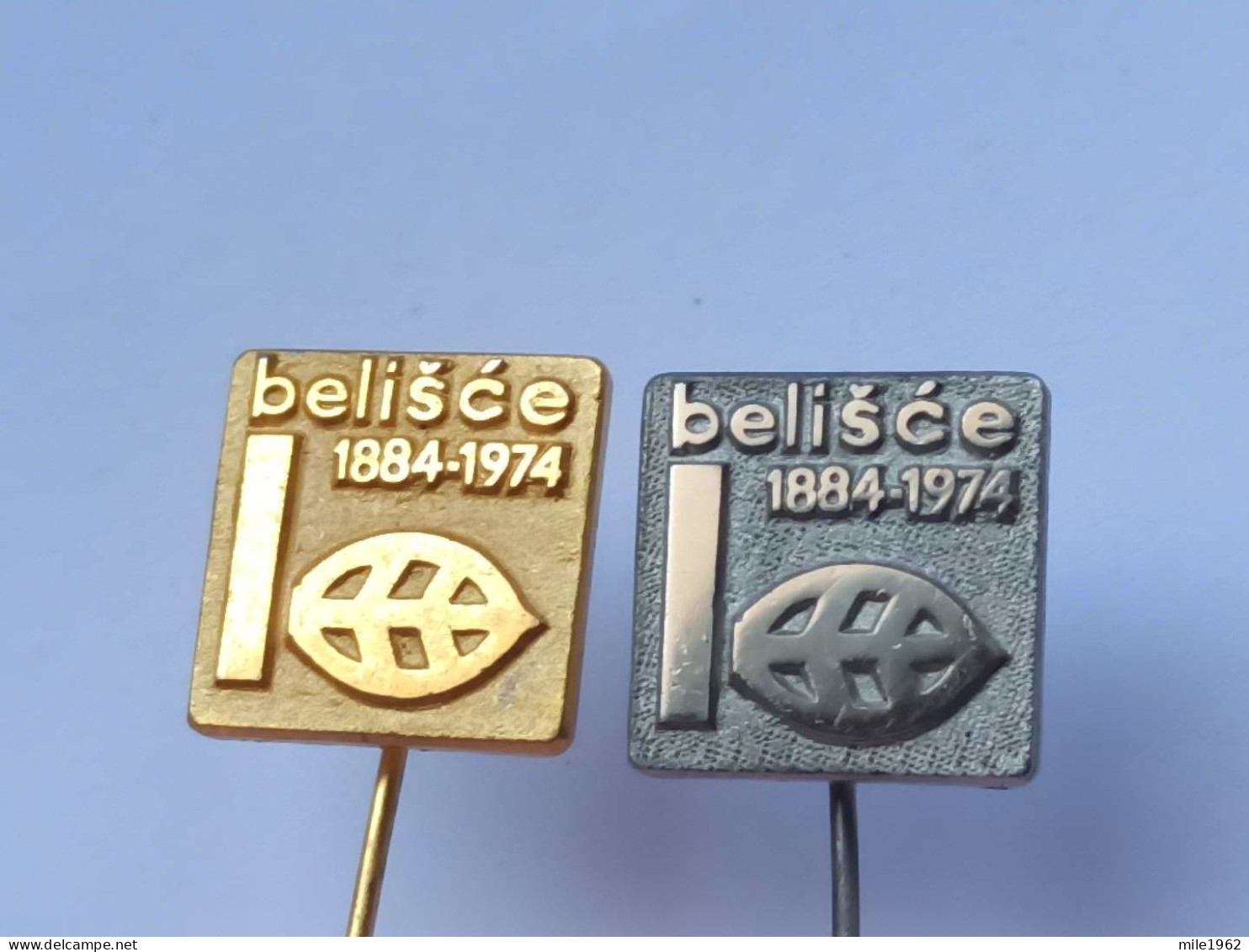 BADGE Z-98-18 - 2 PINS - BELISCE - Loten