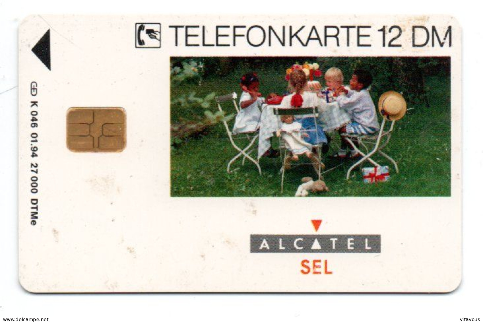 Teddy Alcatel Enfant Ours Nounours  Télécarte Allemagne K 046 Phonecard Telefonkarte (J 915) - K-Series: Kundenserie