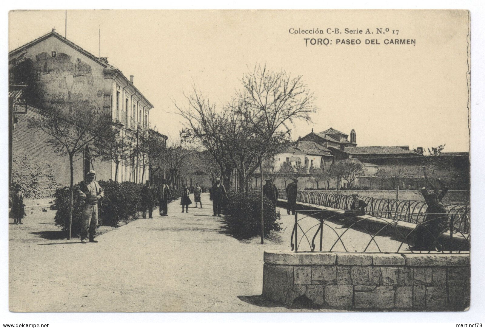 Spanien Toro Paseo Del Carmen 1919 Zamora - Zamora