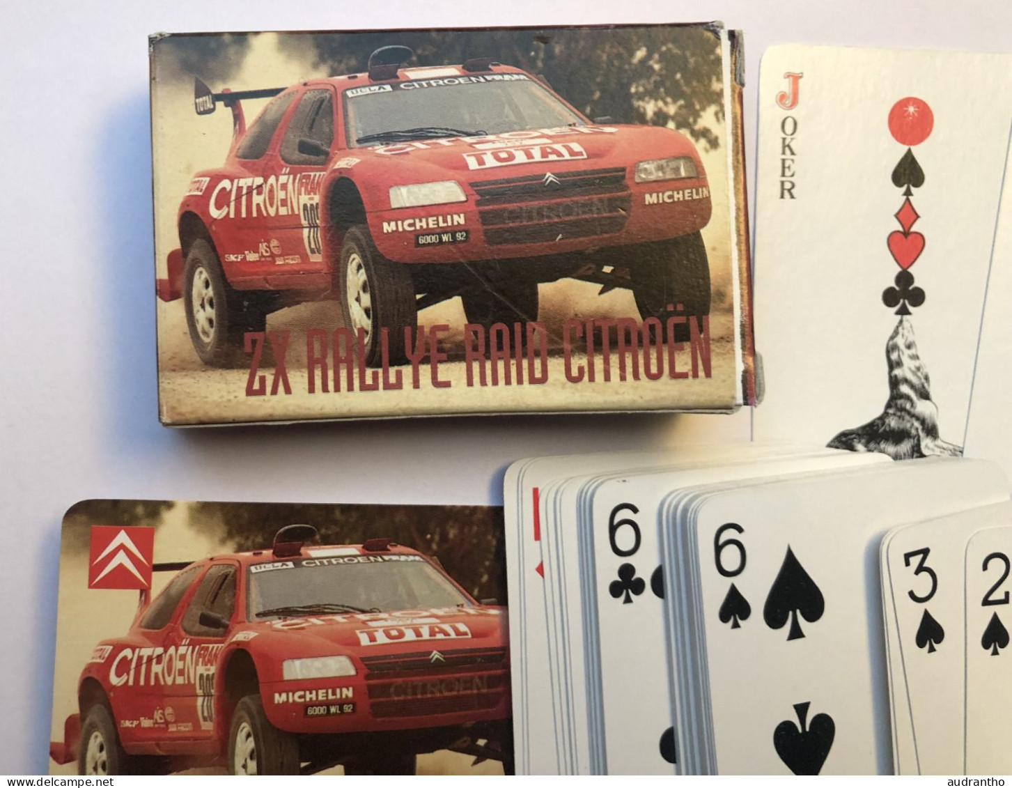 Ancien Jeu De 54 Cartes ZX RALLYE RAID CITROEN - Automobile - 54 Karten