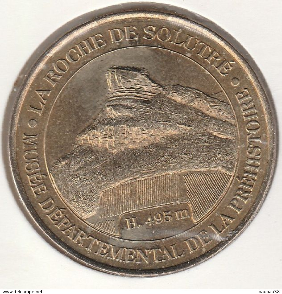 MONNAIE DE PARIS 2002 - 71 SOLUTRÉ-POUILLY Musée Départemental De Préhistoire De Solutré - La Roche - 2002