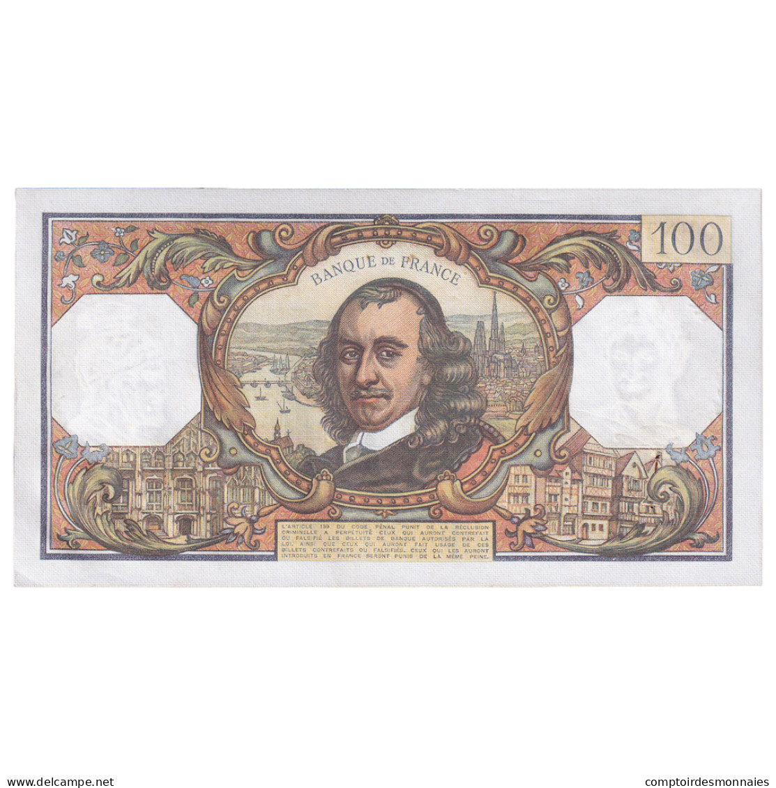 France, 100 Francs, Corneille, 1971, R.572, SPL, Fayette:65.36, KM:149d - 100 F 1964-1979 ''Corneille''