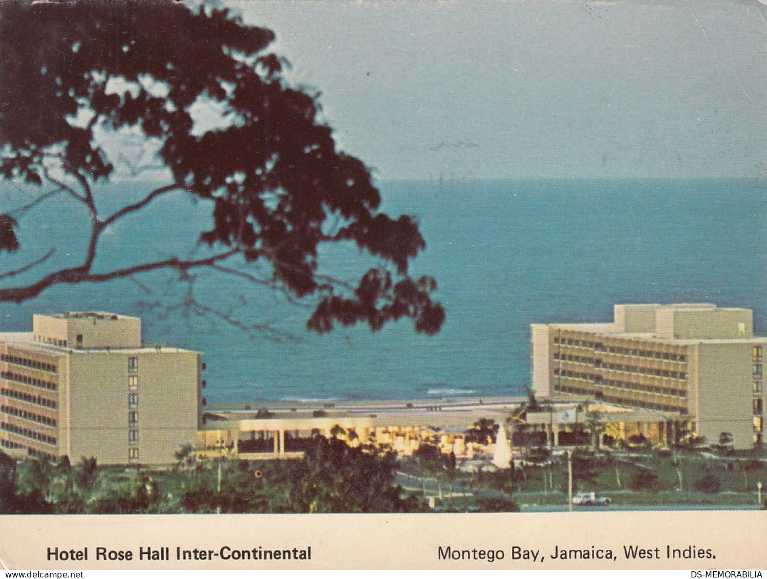 Jamaica Montego Bay Hotel Rose Hall Inter Continental Old Postcard - Jamaïque
