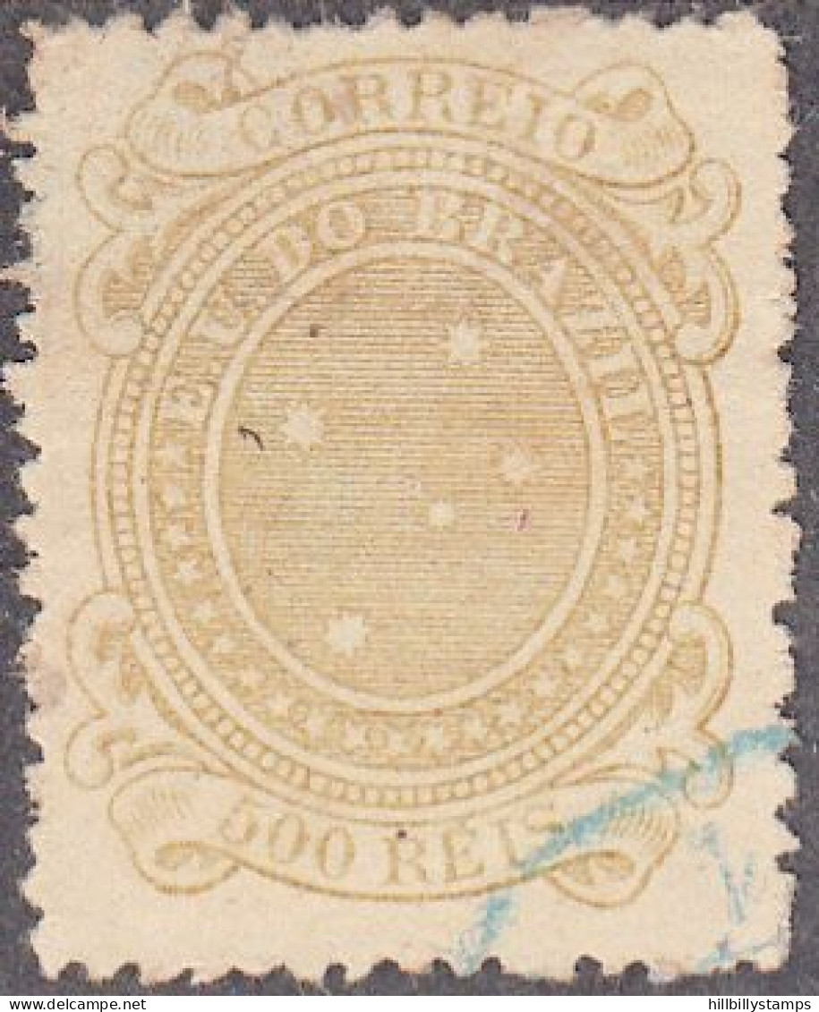 BRAZIL  SCOTT NO 105  USED   YEAR  1890 - Oblitérés